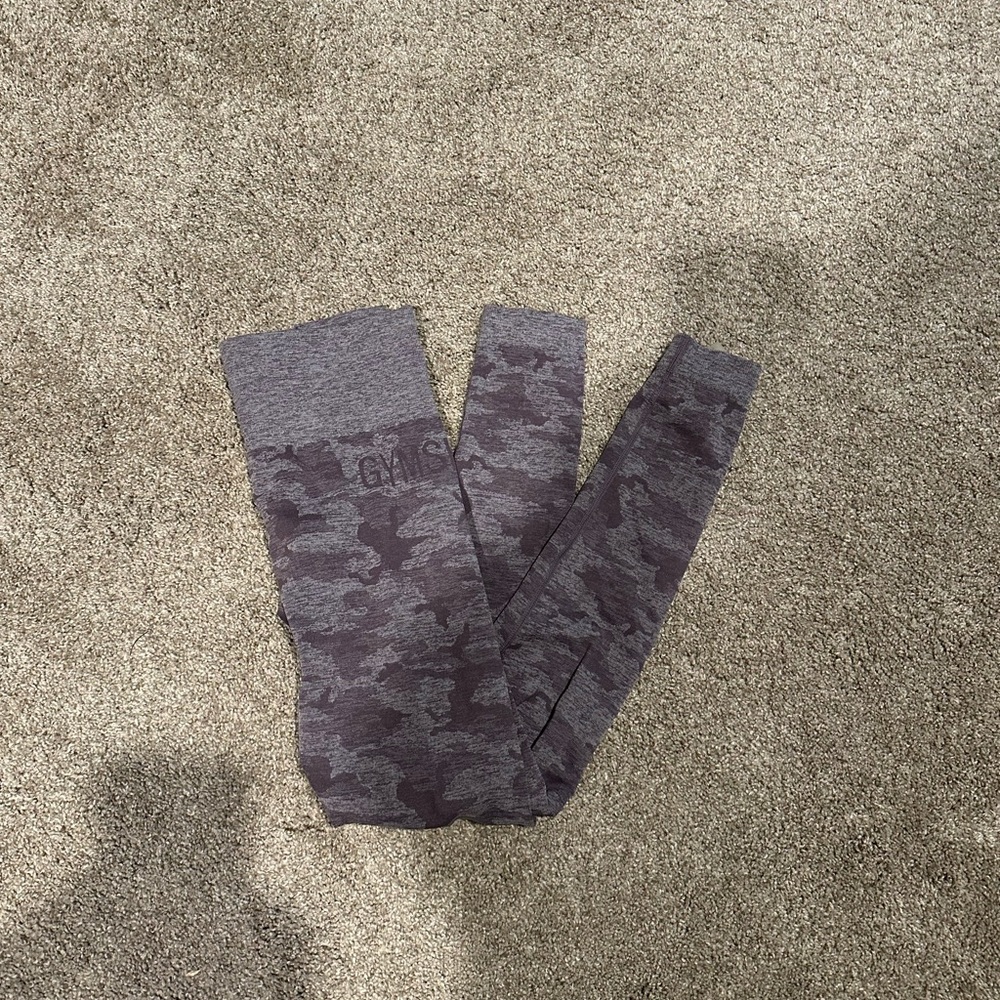 Gray Camo Leggings
